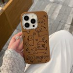 Cartoon Cute Line Dog Phone Case Protective Case